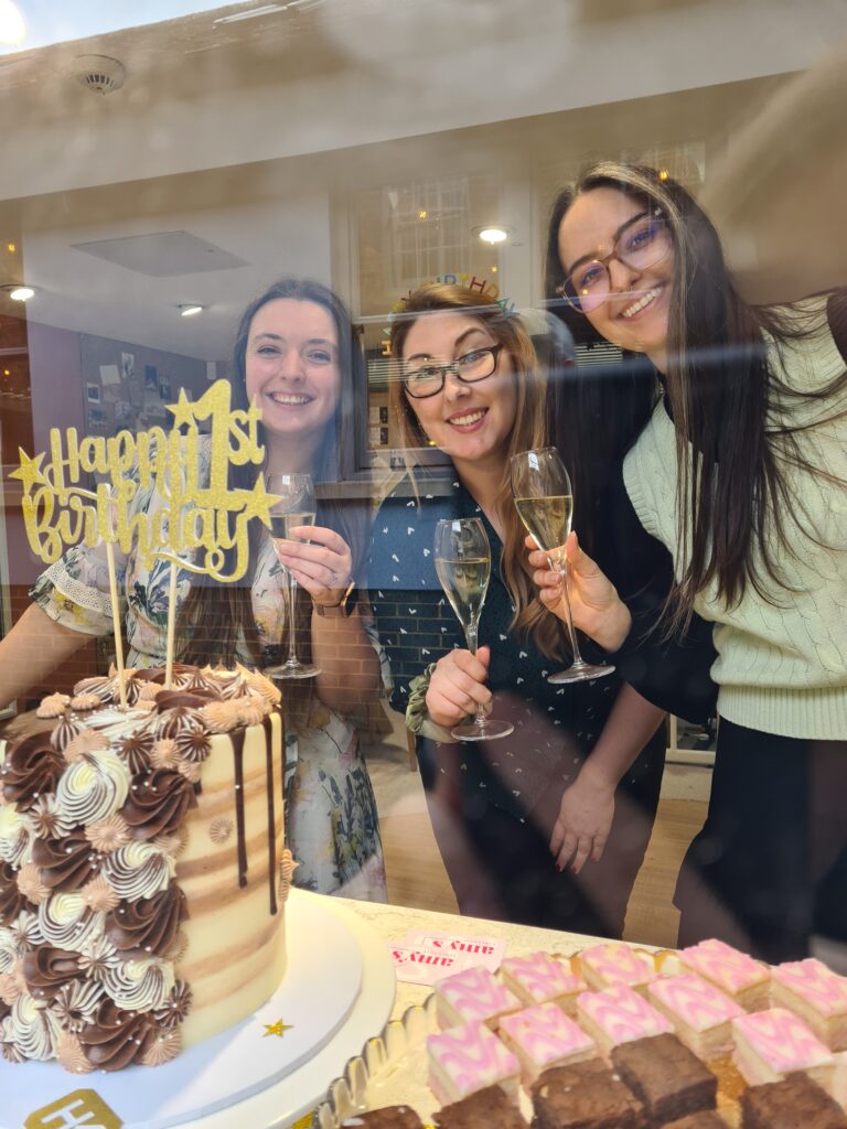 Harriet Kelsall has celebrated the first anniversary of its St Albans studio.