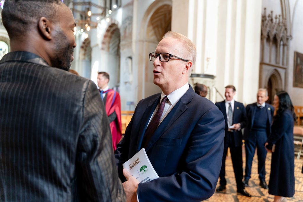 Celebrating the 75th anniversary of the Commonwealth at St Albans Cathedral. Photo: Stephanie Belton
