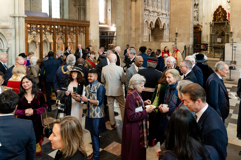 Celebrating the 75th anniversary of the Commonwealth at St Albans Cathedral. Photo: Stephanie Belton