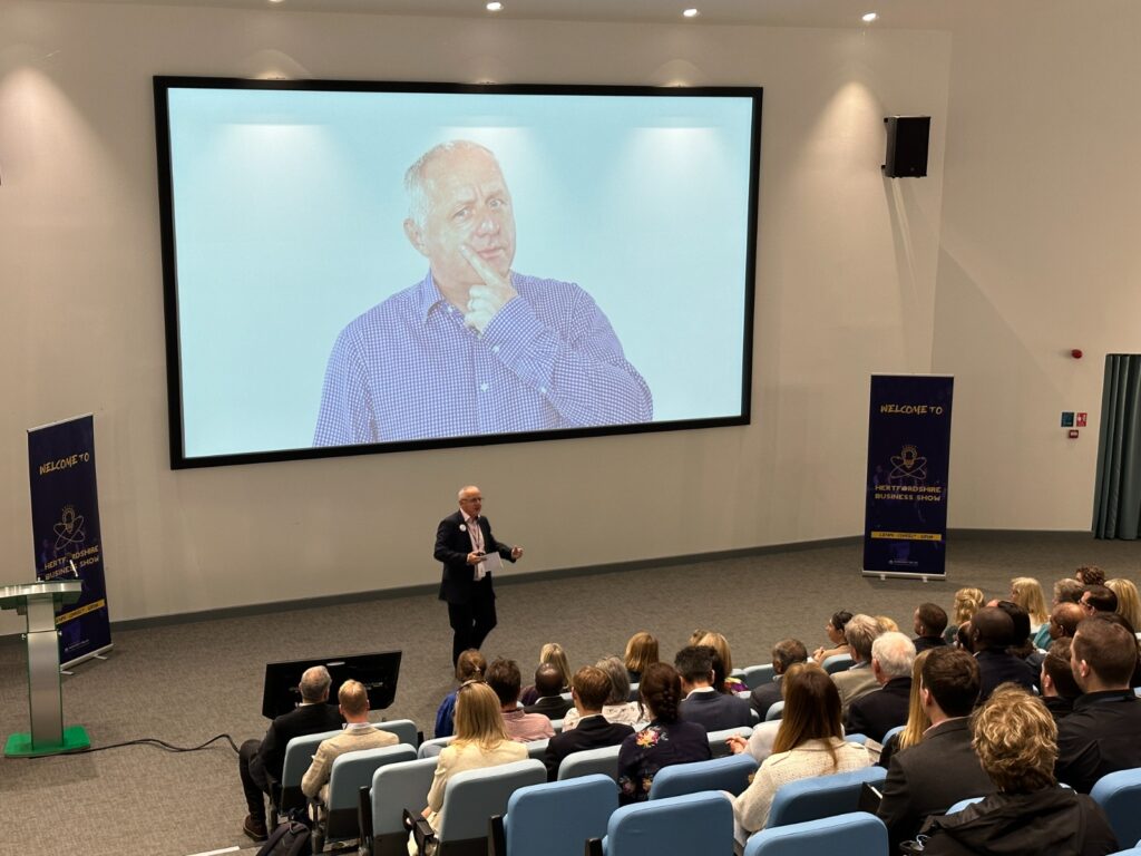 Local business owner, entrepreneur and founder of The Herts Business Growth Show Peter Barker.