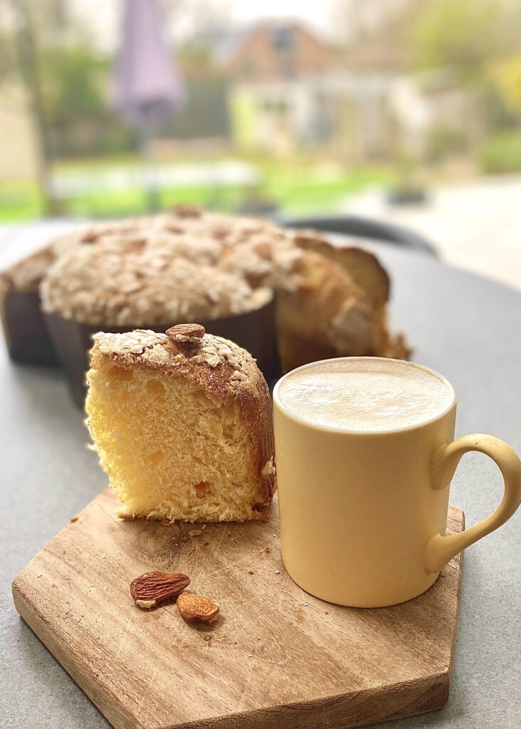 Colomba and coffee