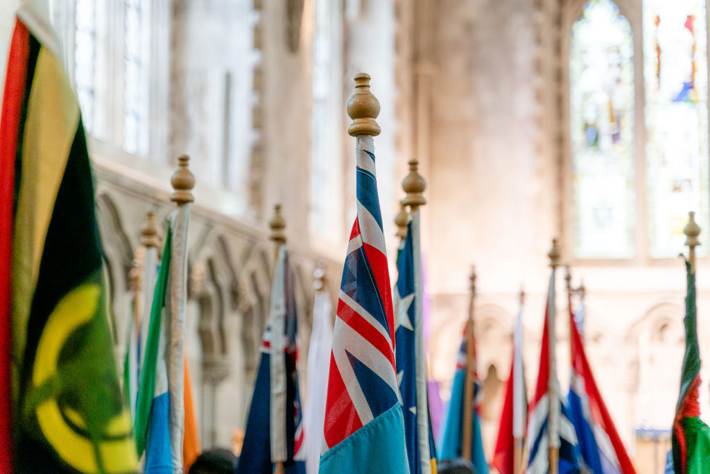Celebrating the 75th anniversary of the Commonwealth at St Albans Cathedral. Photo: Stephanie Belton