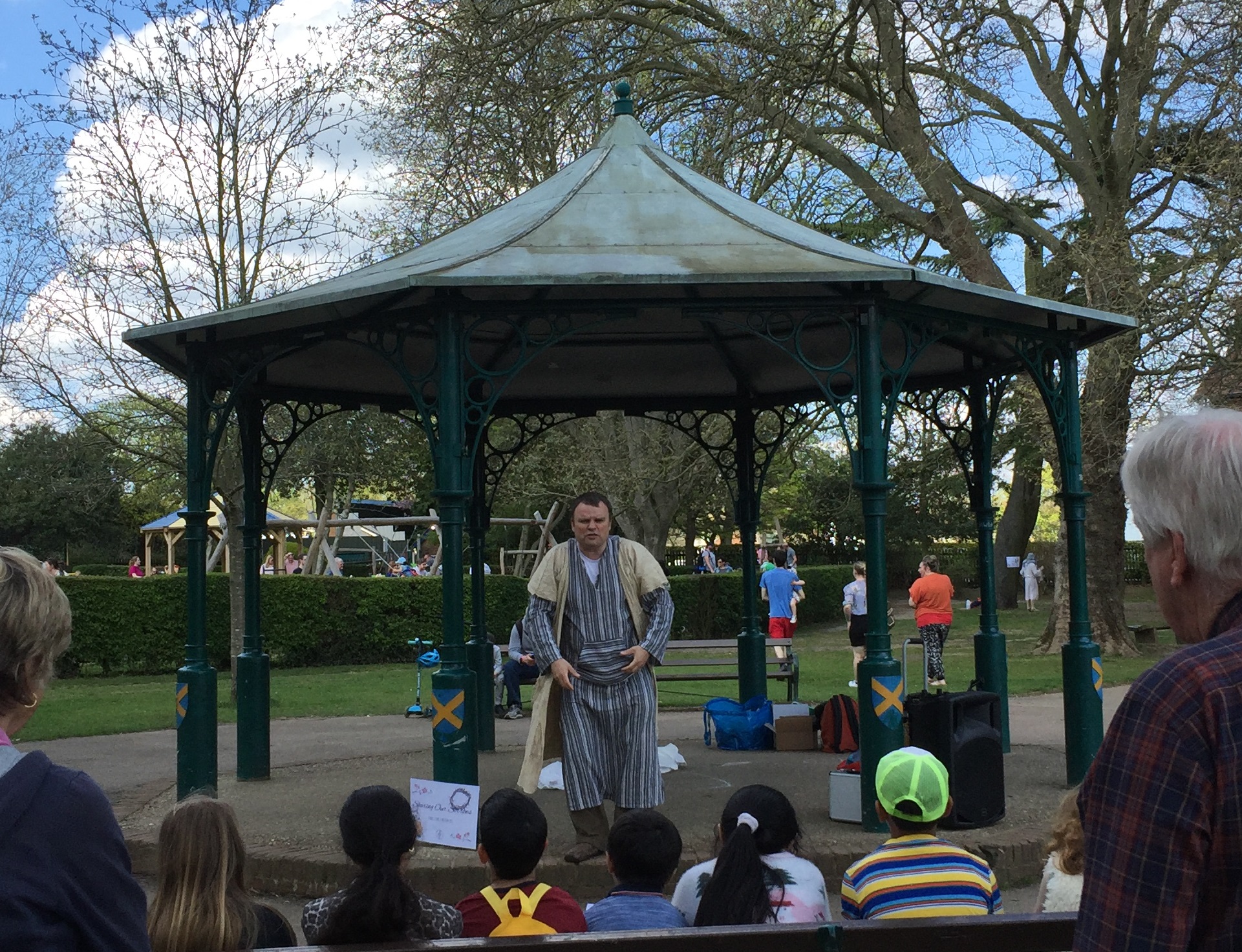 Last year's Easter trail in Clarence Park.