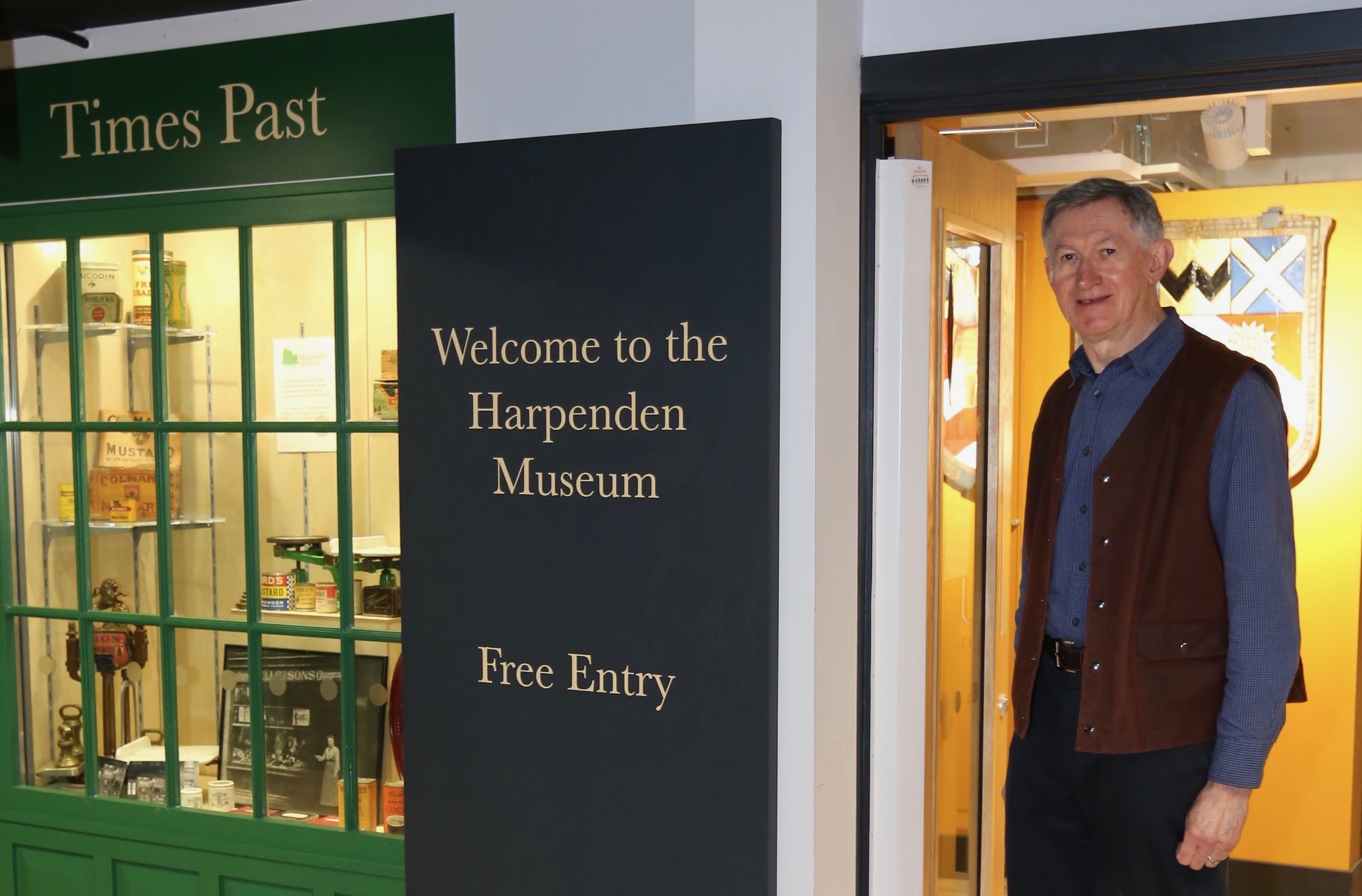 Harpenden & District Local History Society chairman Roger Butterworth.