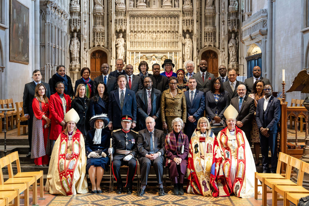 Celebrating the 75th anniversary of the Commonwealth at St Albans Cathedral. Photo: Stephanie Belton