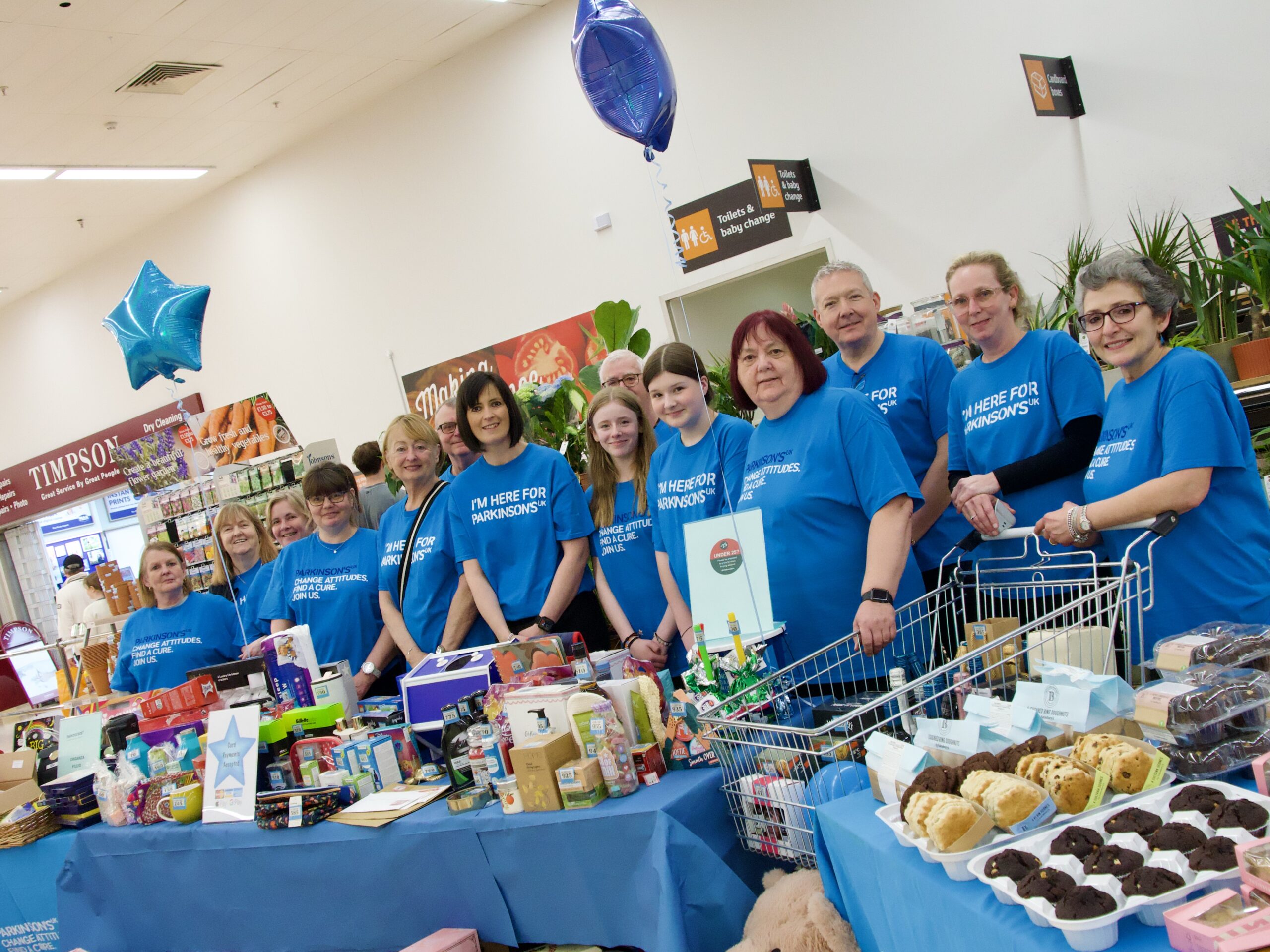 Parkinson's fundraiser at Sainsbury's in London Colney. Photo: John Andrews