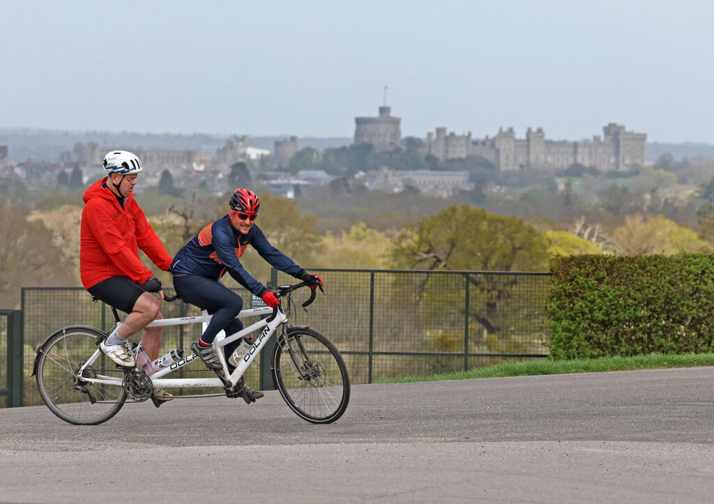 Members of the Paralympics Pedal to Paris team. Photo: Marc Aspland.