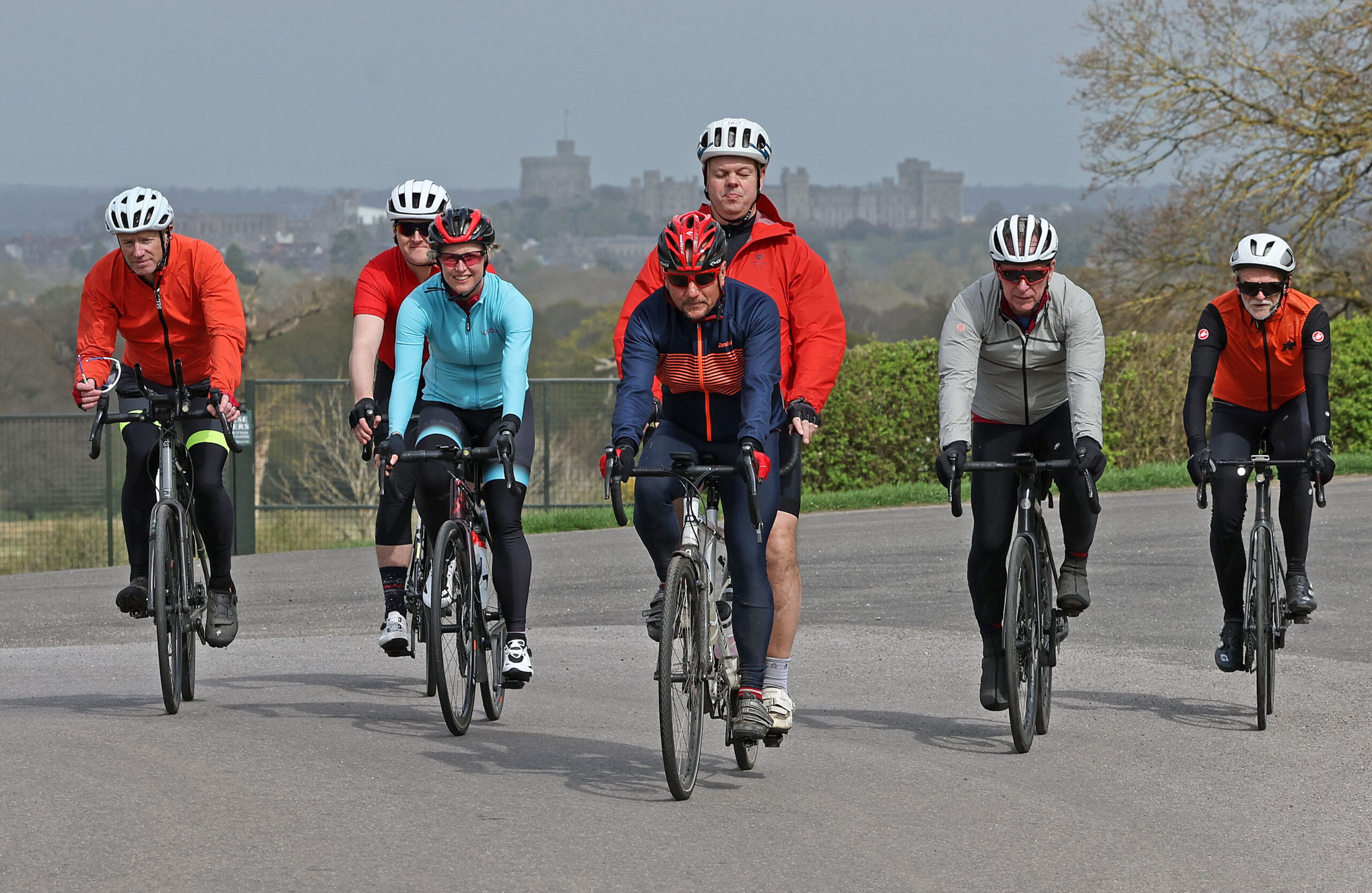 Members of the Paralympics Pedal to Paris team. Photo: Marc Aspland.