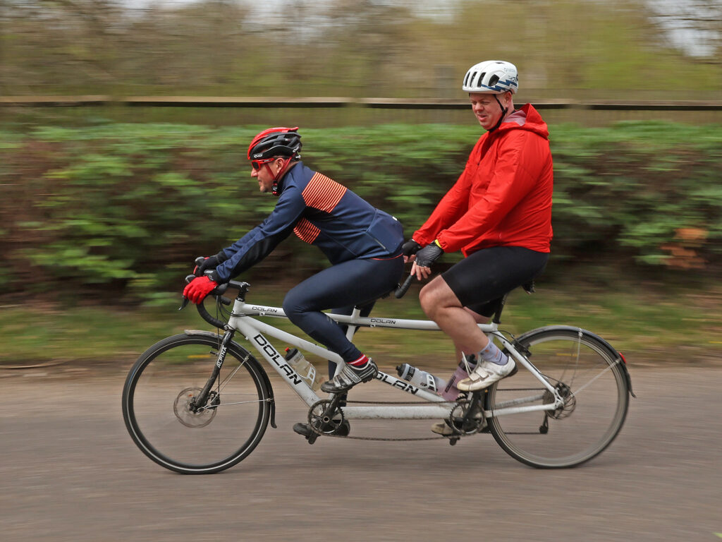 Members of the Paralympics Pedal to Paris team. Photo: Marc Aspland.