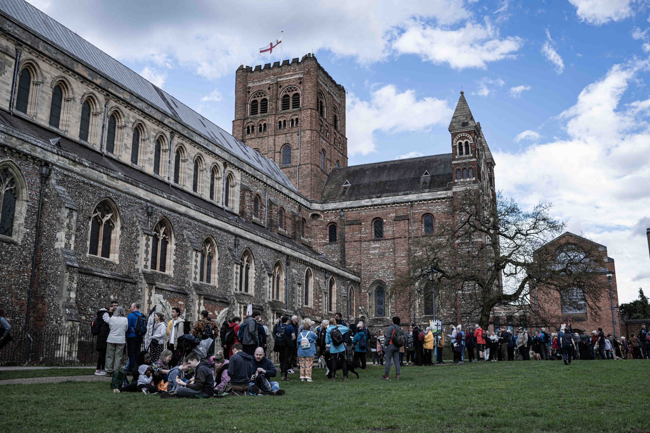 Easter Monday pilgrimage and service. Photo: Gregory Owain.