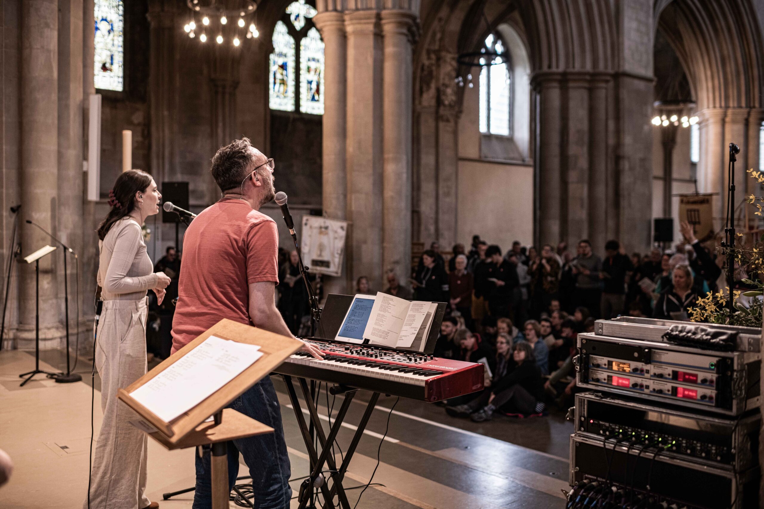 Easter Monday pilgrimage and service. Photo: Gregory Owain.