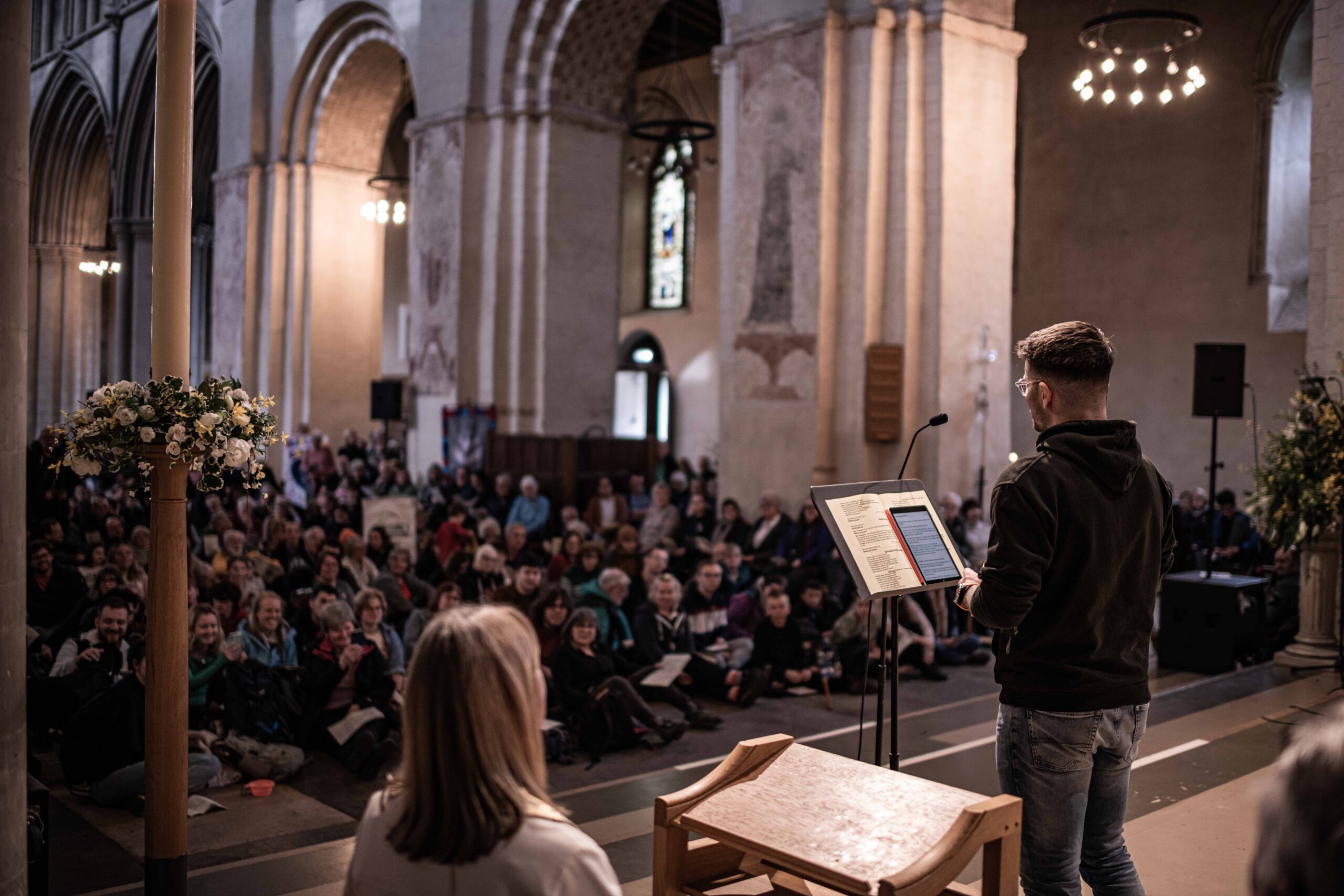 Easter Monday pilgrimage and service. Photo: Gregory Owain.