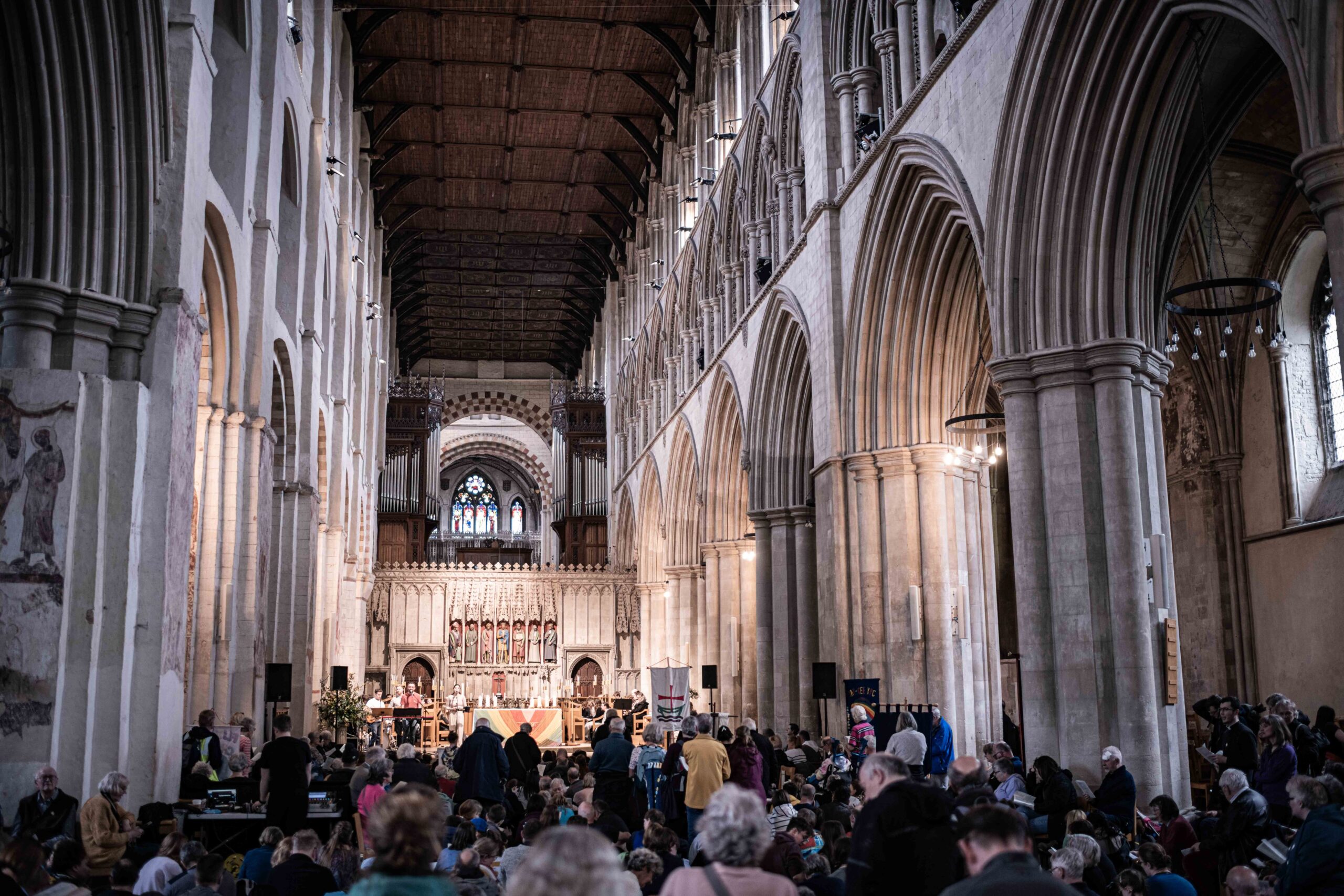 Easter Monday pilgrimage and service. Photo: Gregory Owain.