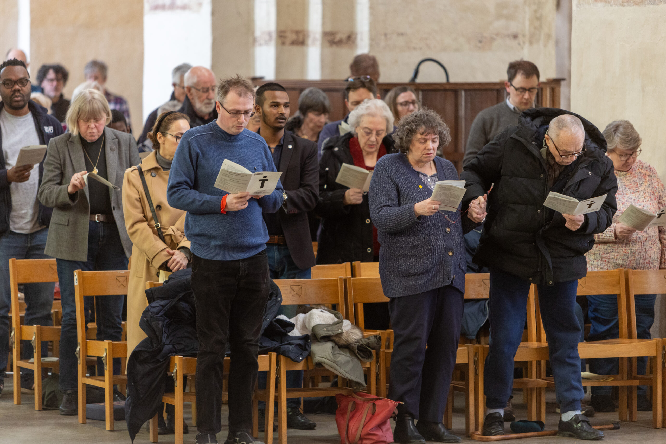 The Good Friday service at St Albans Cathedral. Photo: Toby Shepheard