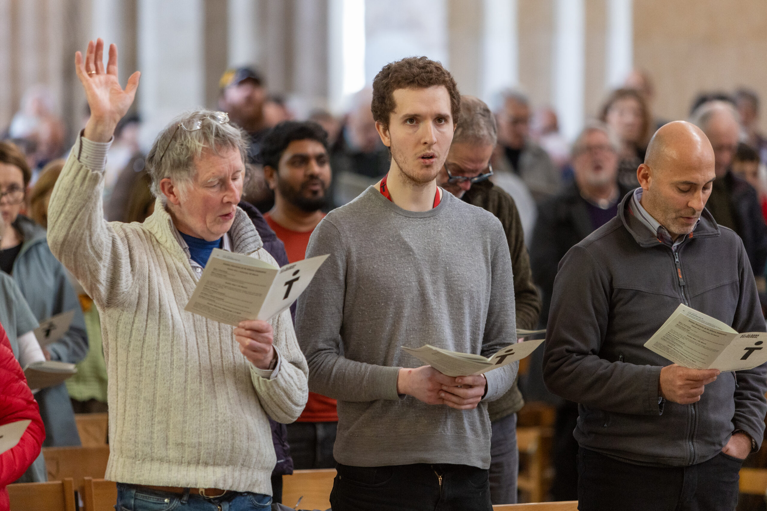 The Good Friday service at St Albans Cathedral. Photo: Toby Shepheard
