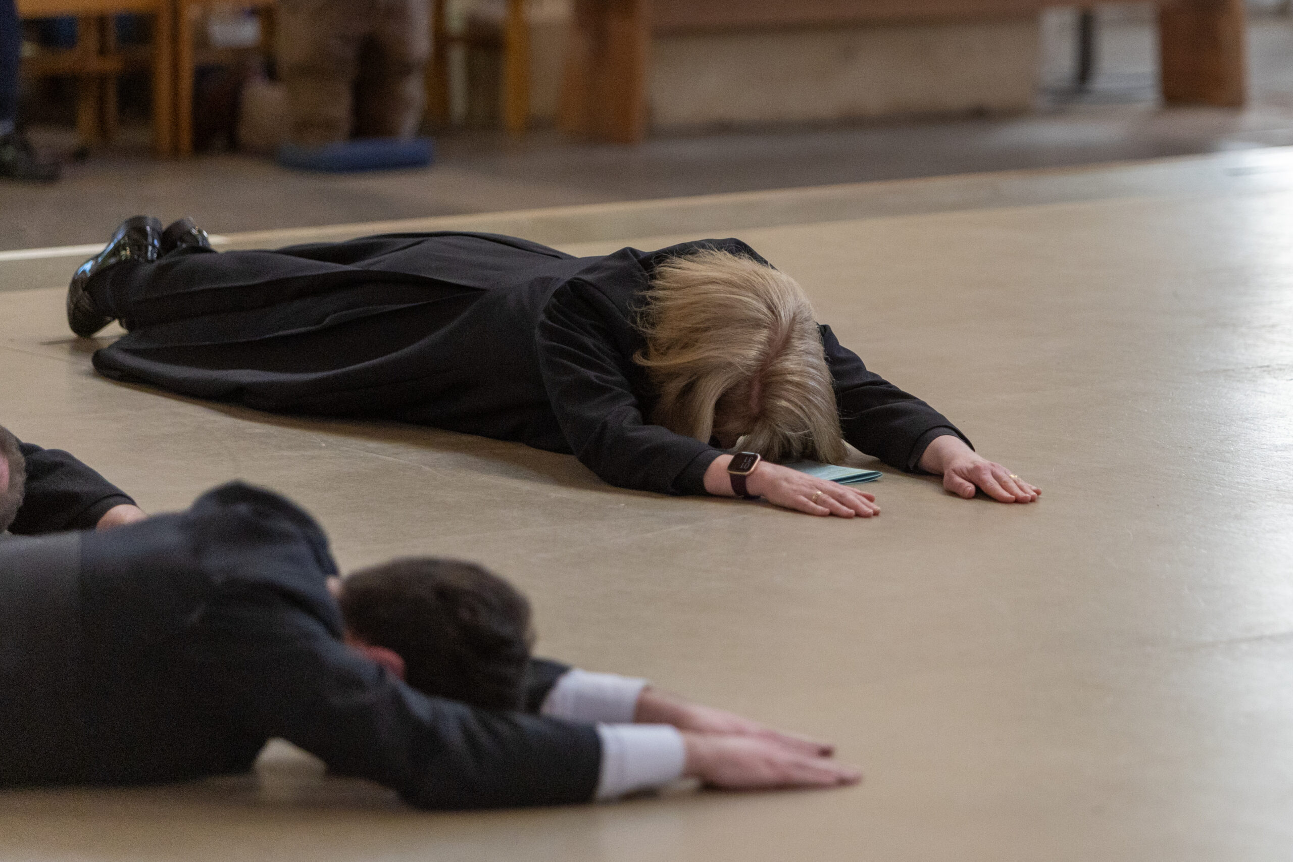 The Good Friday service at St Albans Cathedral. Photo: Toby Shepheard