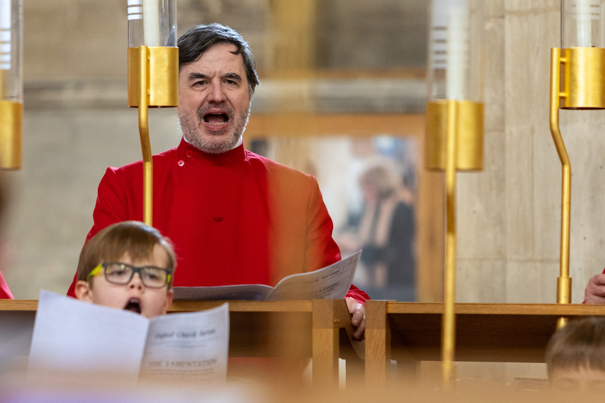 The Good Friday service at St Albans Cathedral. Photo: Toby Shepheard