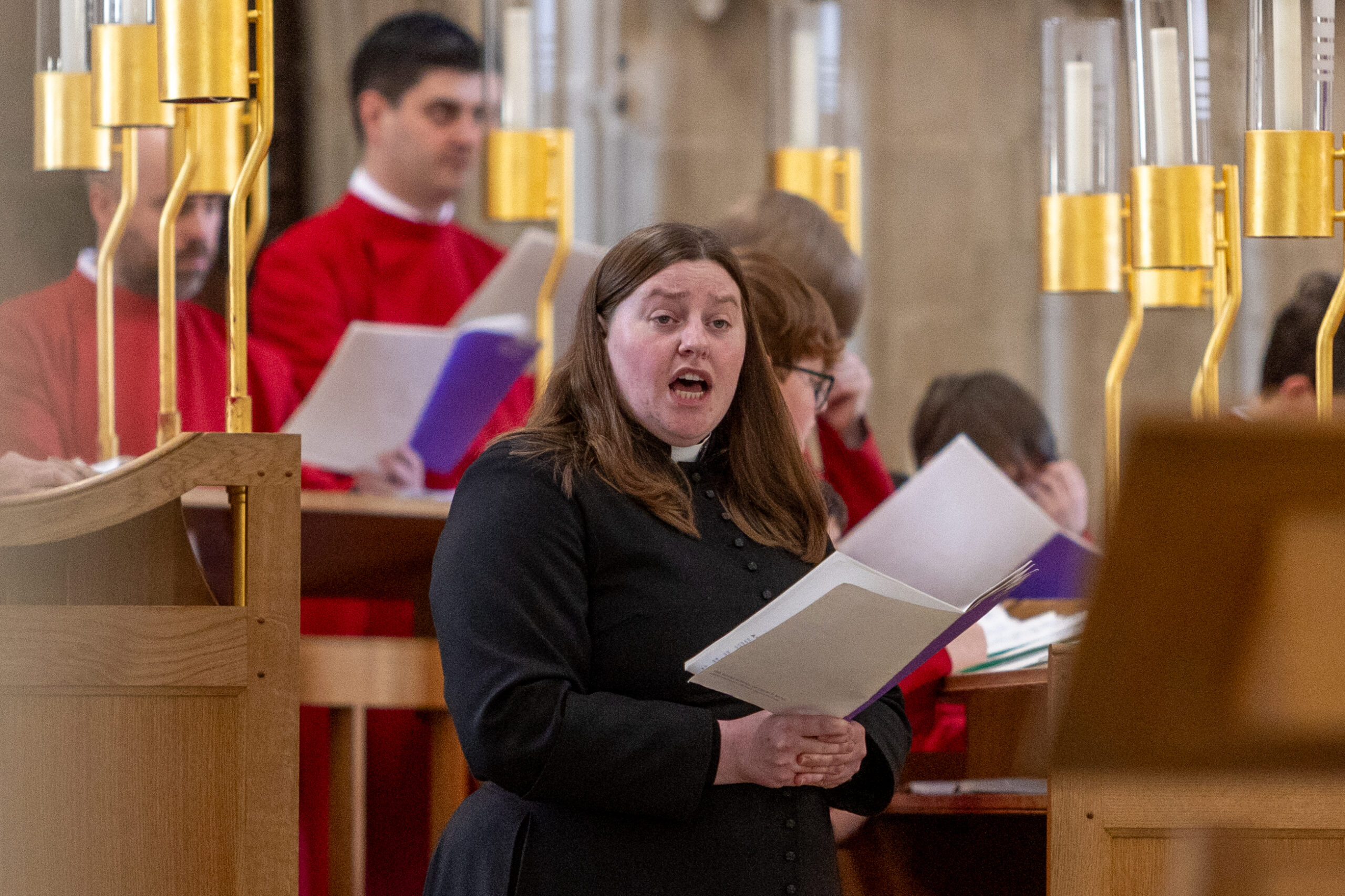 The Good Friday service at St Albans Cathedral. Photo: Toby Shepheard
