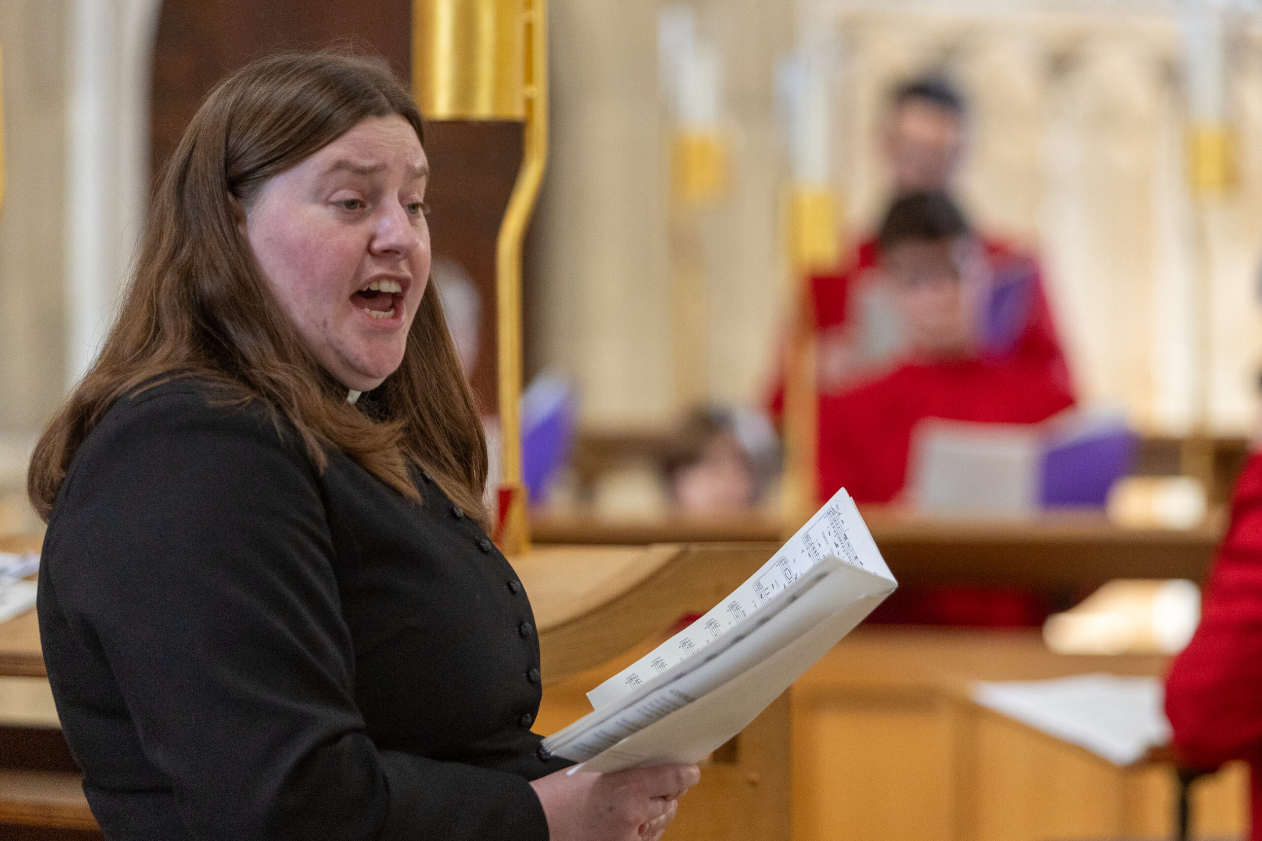 The Good Friday service at St Albans Cathedral. Photo: Toby Shepheard