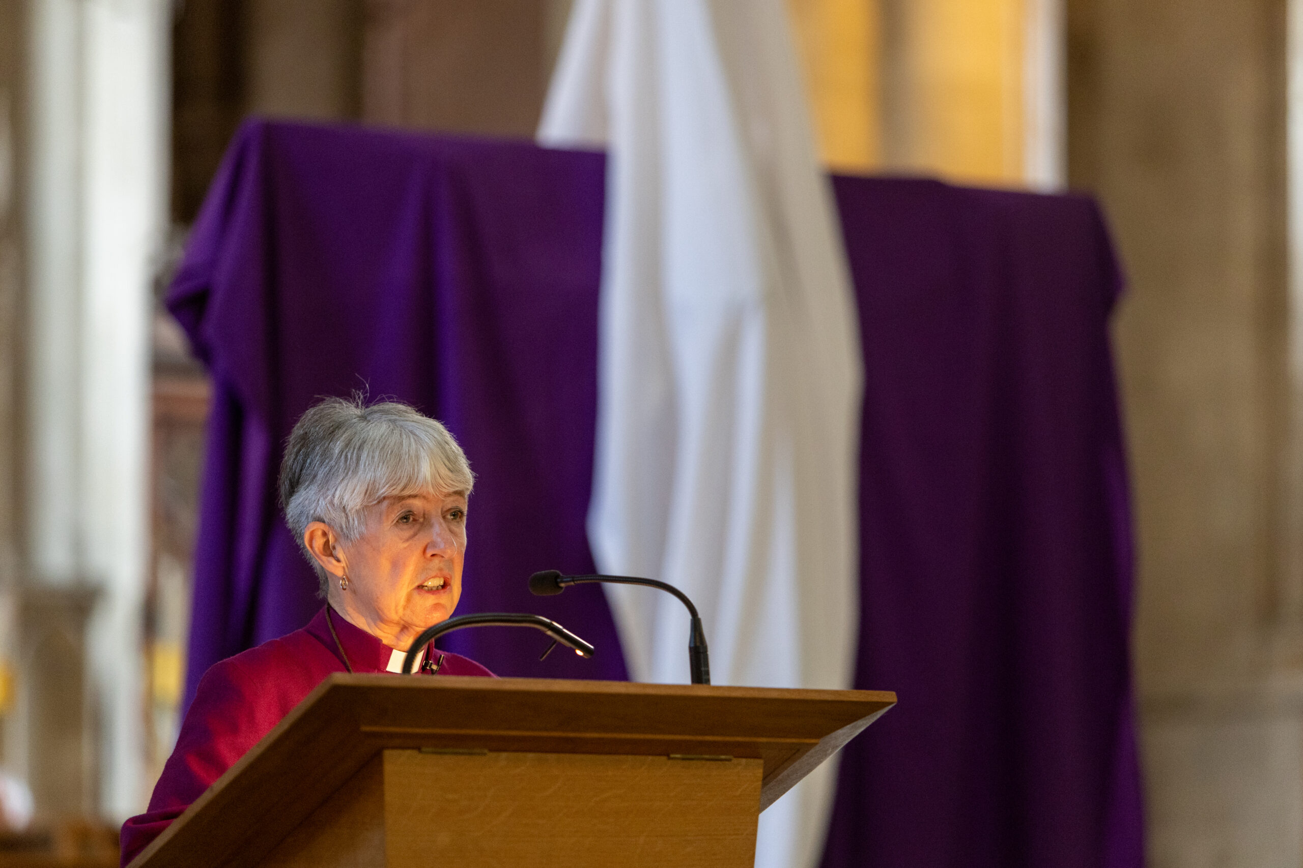 The Good Friday service at St Albans Cathedral. Photo: Toby Shepheard