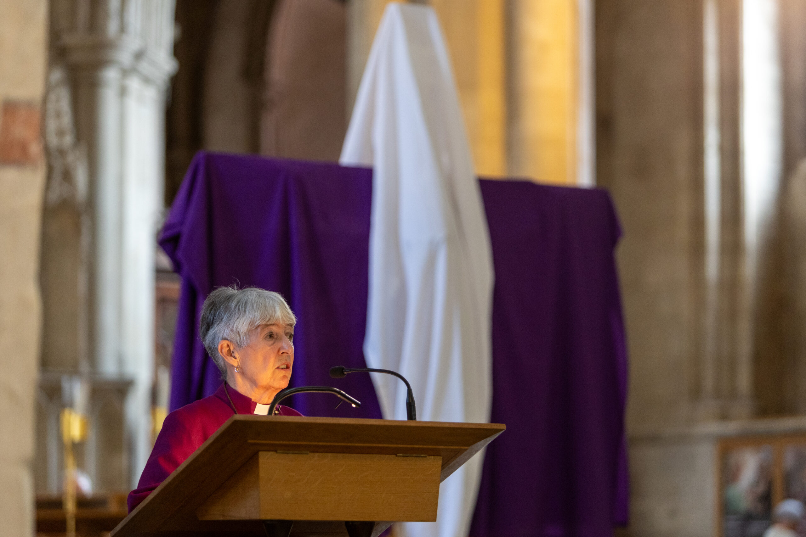 The Good Friday service at St Albans Cathedral. Photo: Toby Shepheard