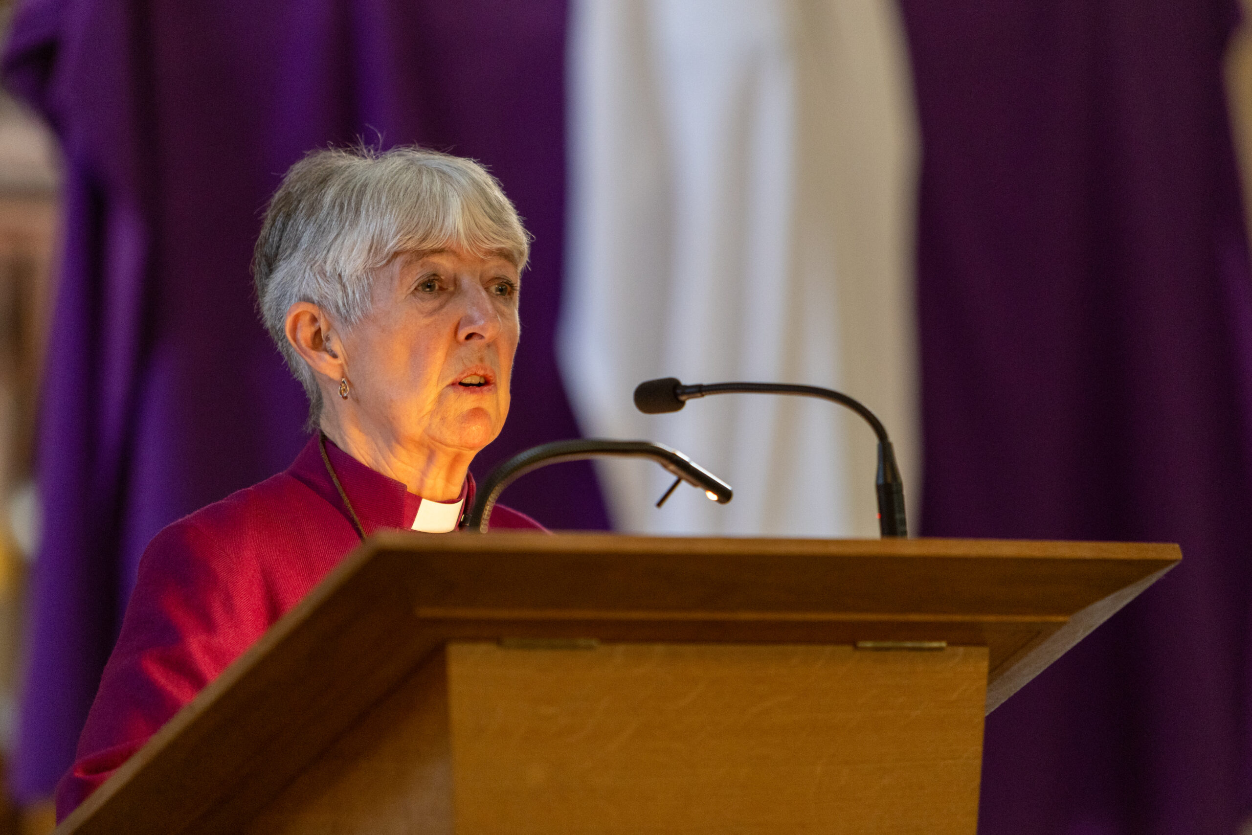 The Good Friday service at St Albans Cathedral. Photo: Toby Shepheard