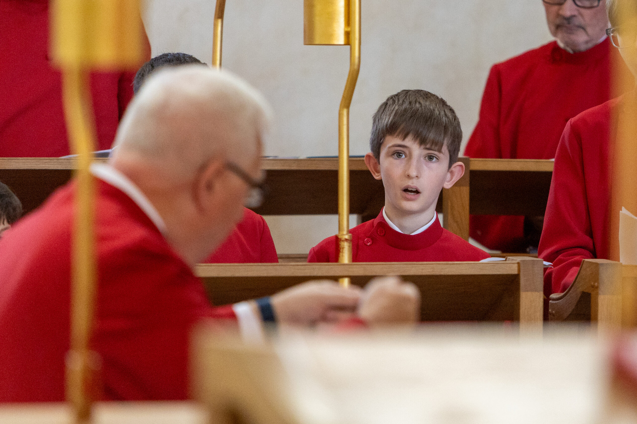 The Good Friday service at St Albans Cathedral. Photo: Toby Shepheard