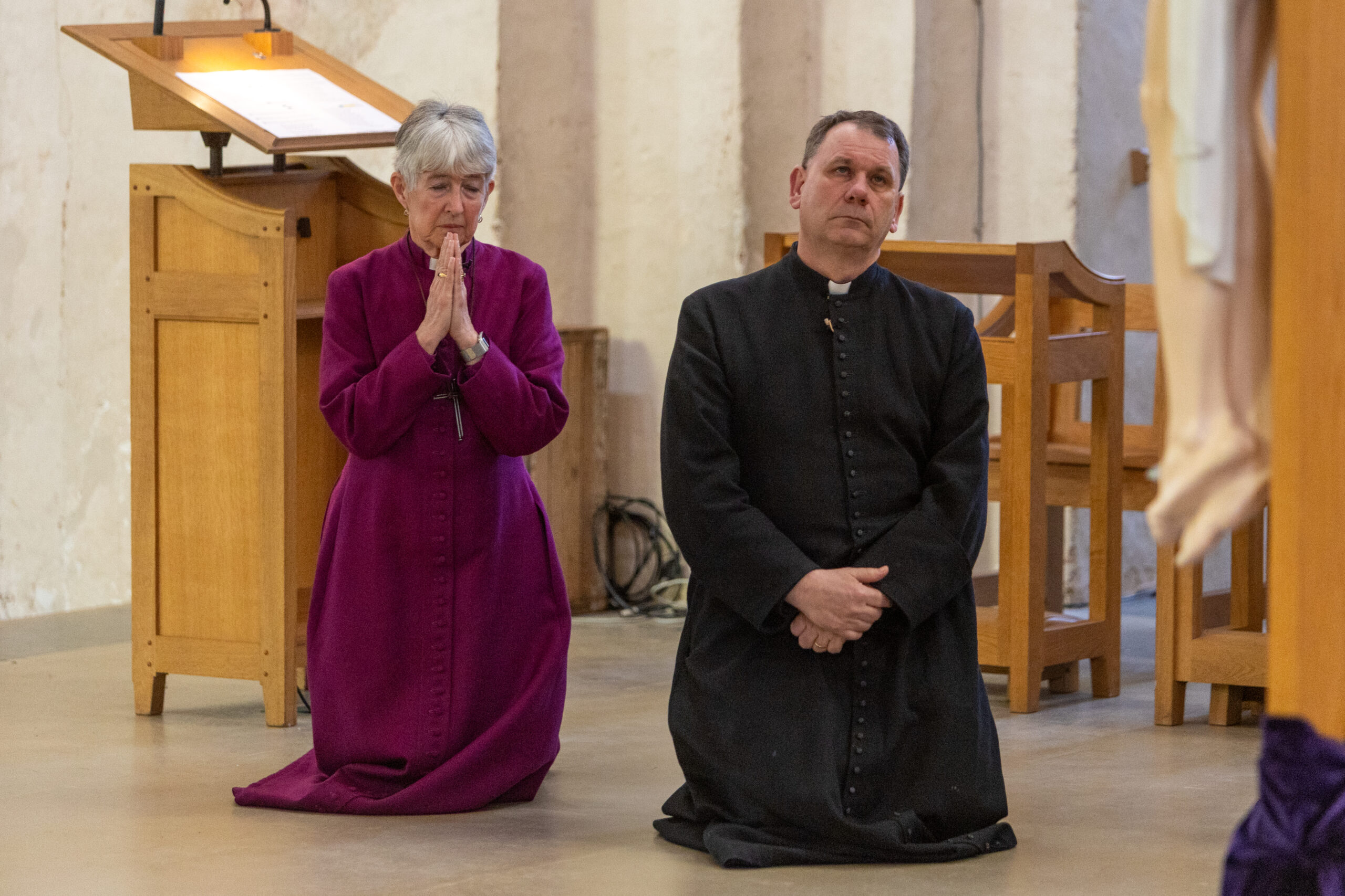 The Good Friday service at St Albans Cathedral. Photo: Toby Shepheard