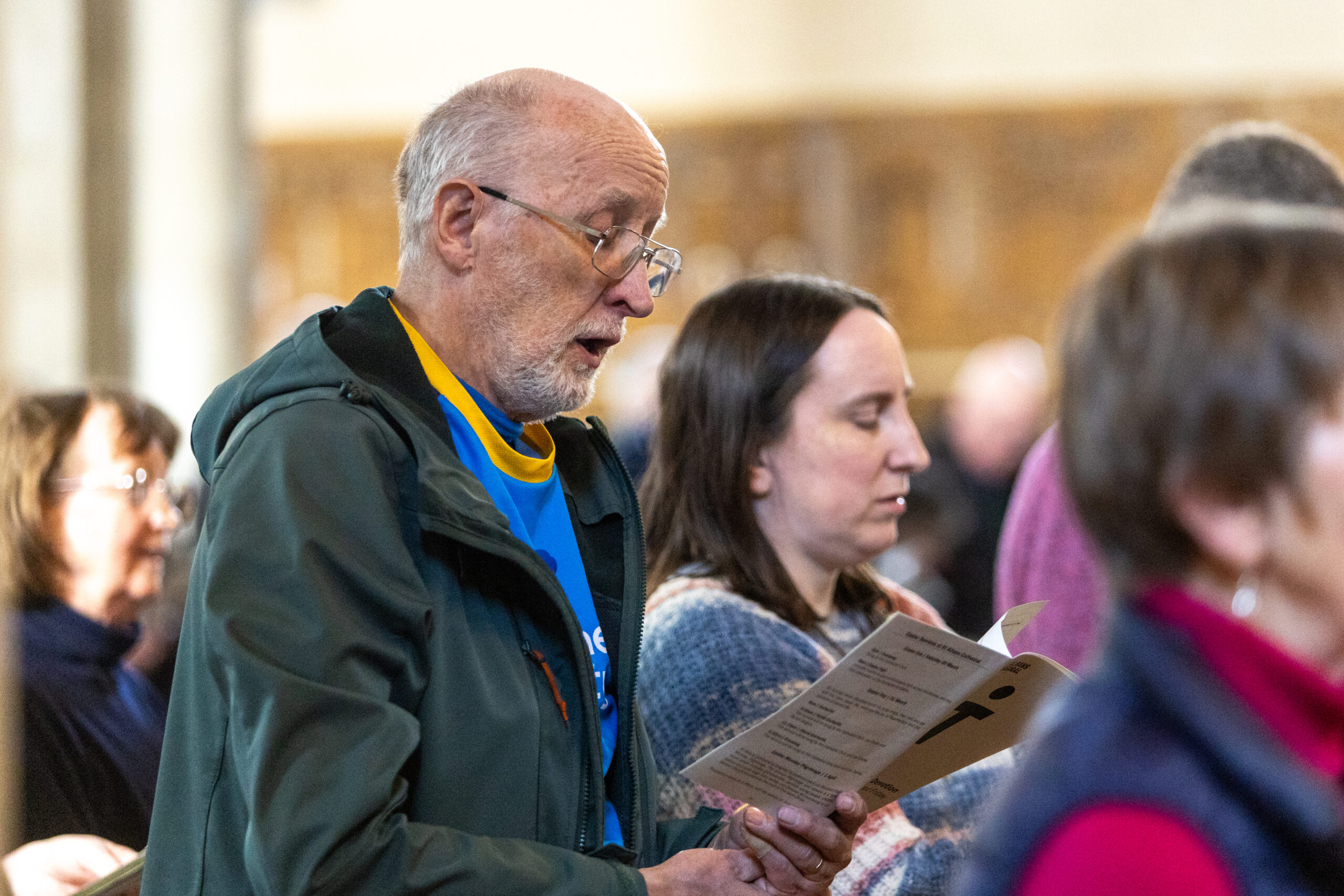 The Good Friday service at St Albans Cathedral. Photo: Toby Shepheard