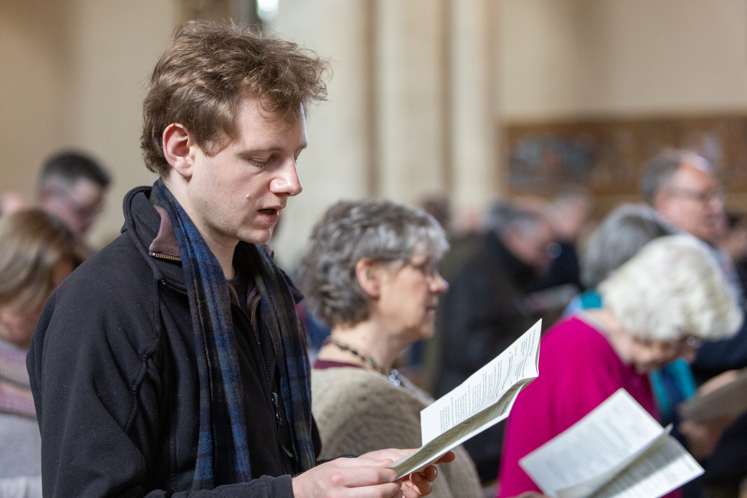 The Good Friday service at St Albans Cathedral. Photo: Toby Shepheard