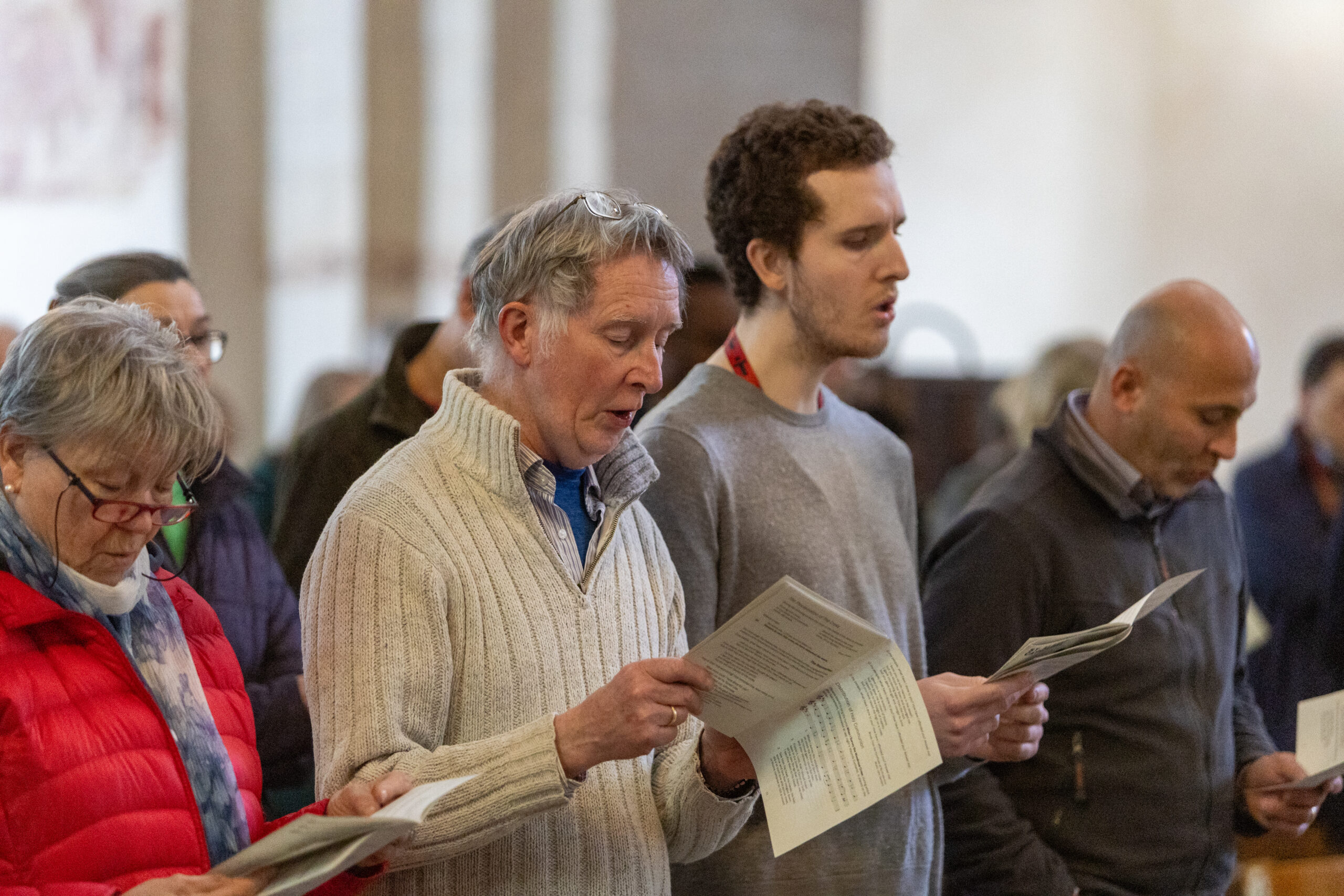 The Good Friday service at St Albans Cathedral. Photo: Toby Shepheard