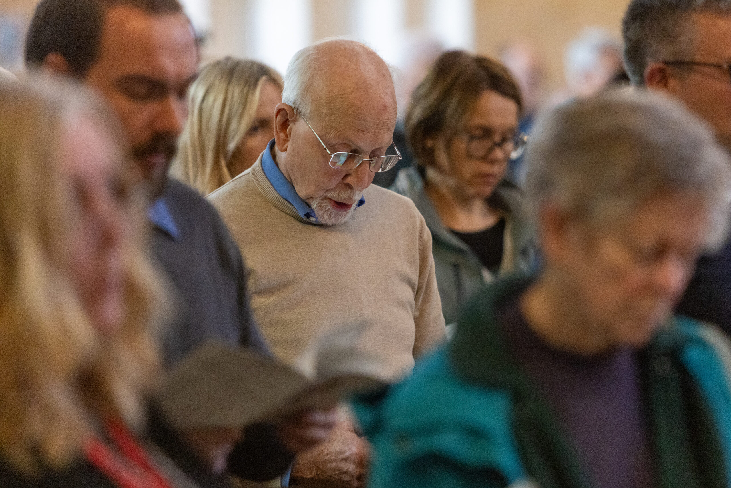 The Good Friday service at St Albans Cathedral. Photo: Toby Shepheard
