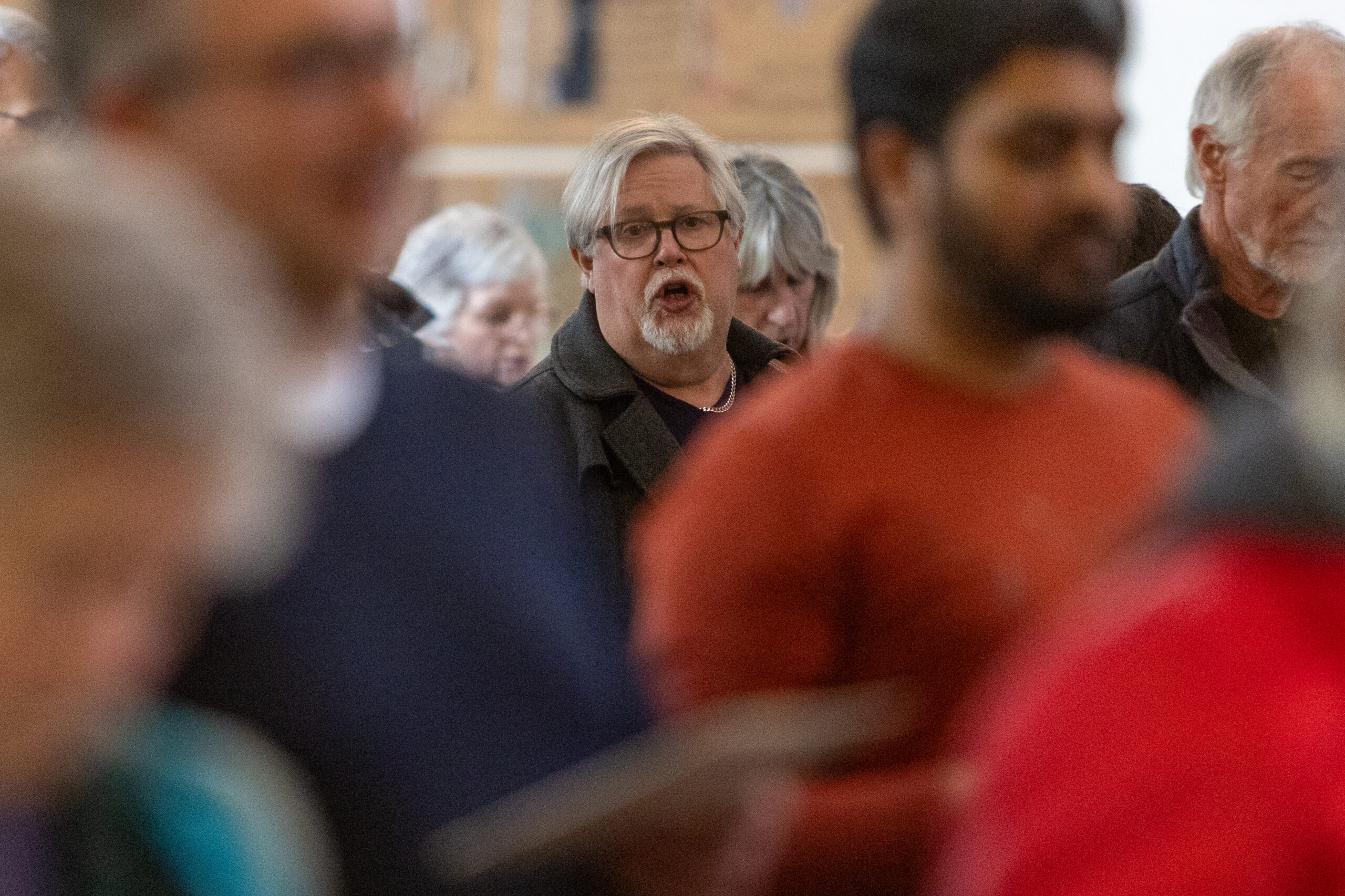 The Good Friday service at St Albans Cathedral. Photo: Toby Shepheard