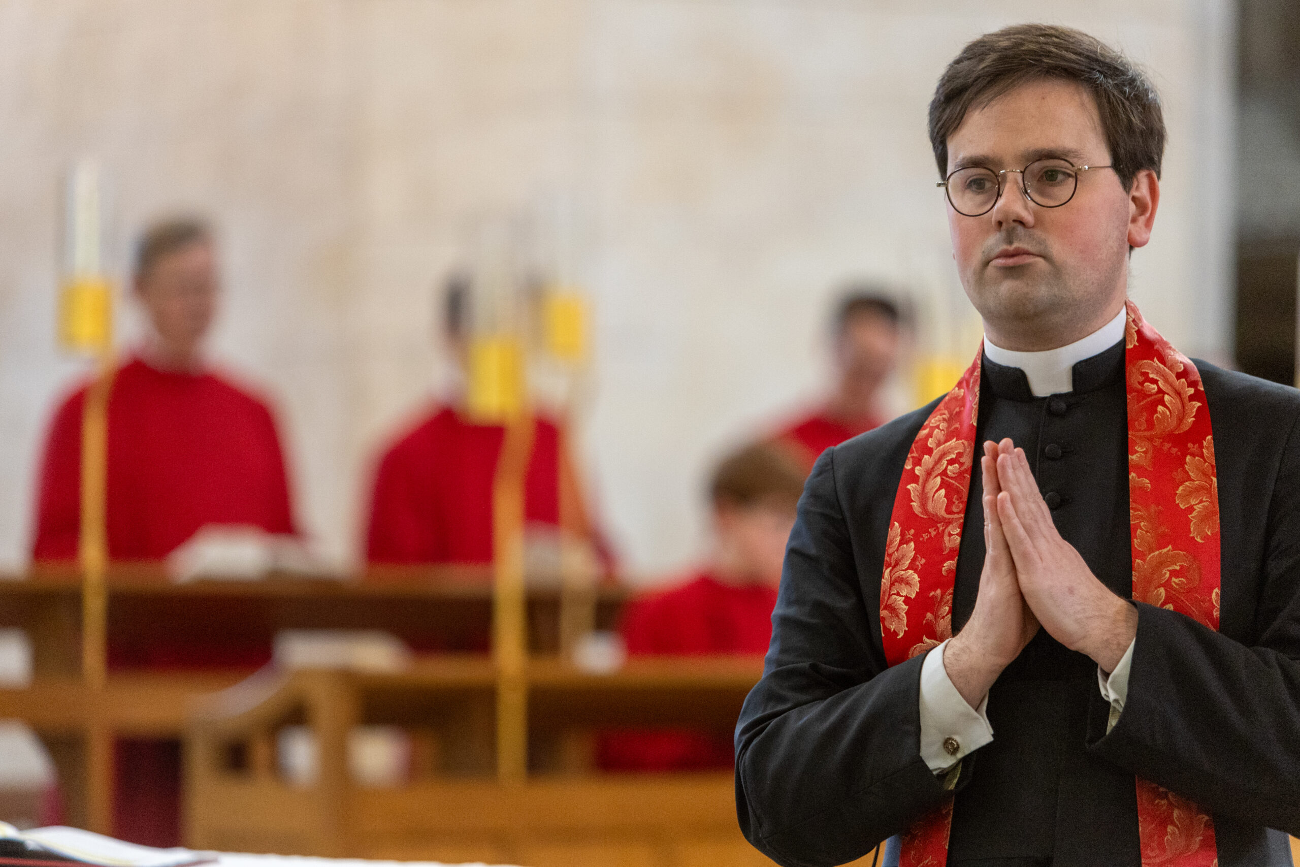 The Good Friday service at St Albans Cathedral. Photo: Toby Shepheard
