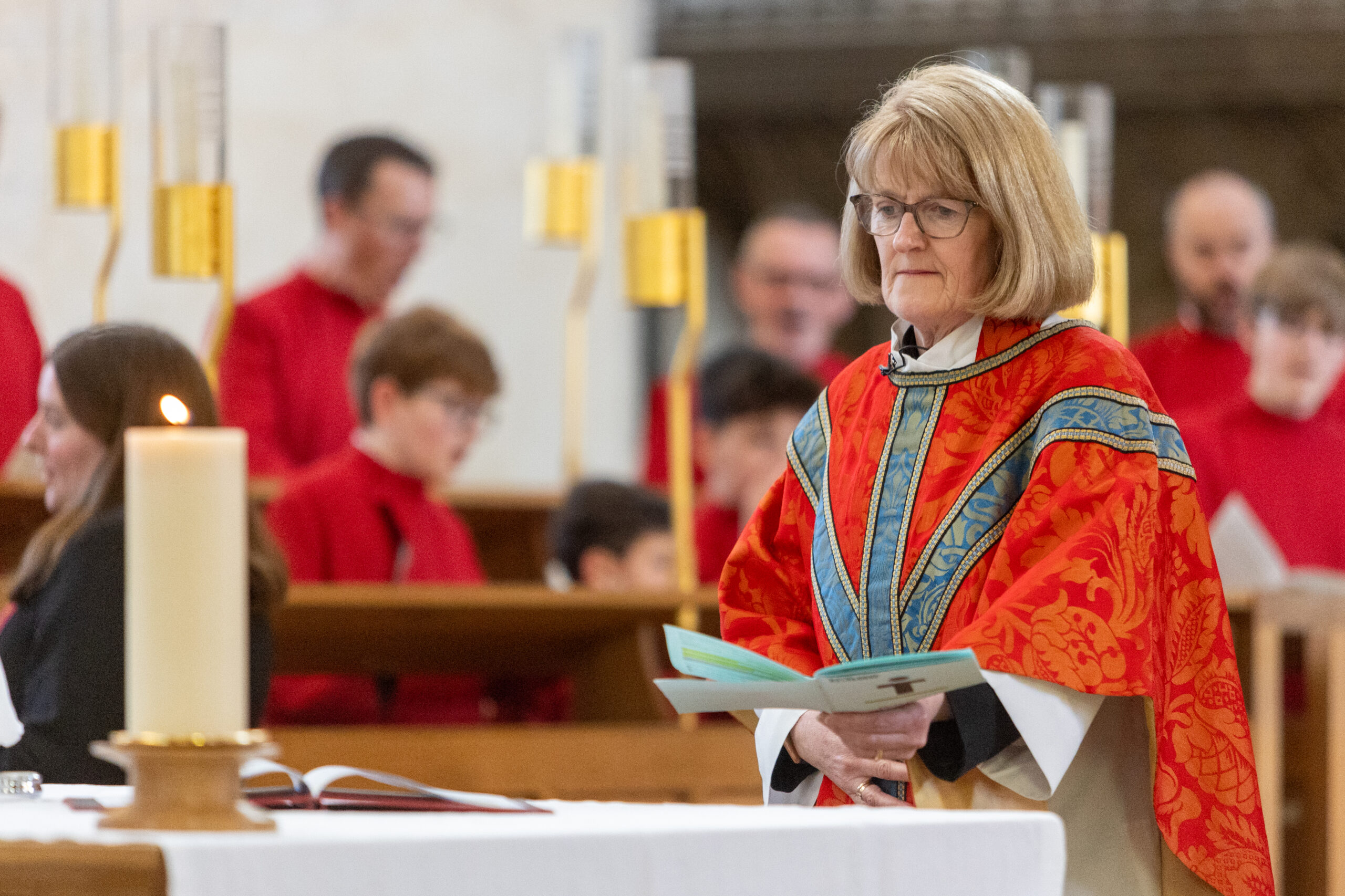 The Good Friday service at St Albans Cathedral. Photo: Toby Shepheard