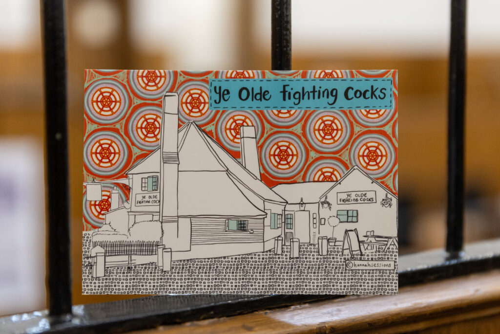 Ye Olde Fighting Cocks by Hannah Sessions. Photo: Toby Shepheard
