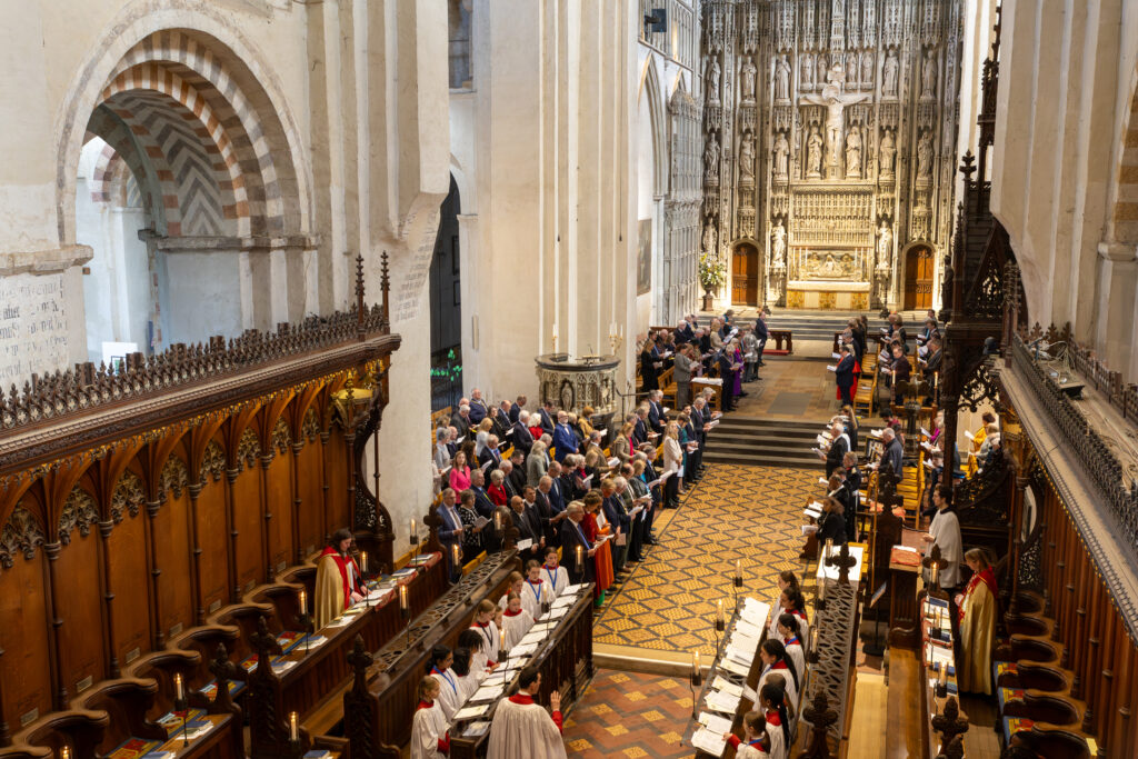 The declaration of the new High Sheriff at St Albans Cathedral. Photo by Toby Shepheard.