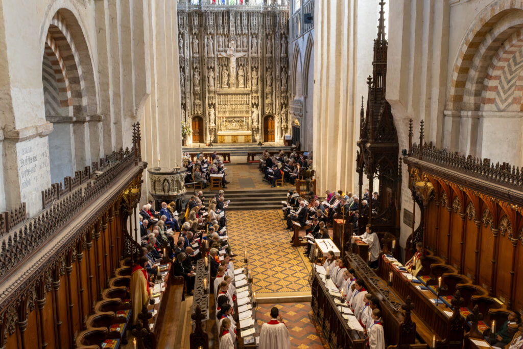 The declaration of the new High Sheriff at St Albans Cathedral. Photo by Toby Shepheard.