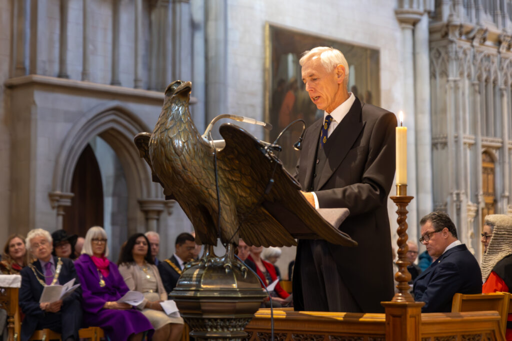 The declaration of the new High Sheriff at St Albans Cathedral. Photo by Toby Shepheard.