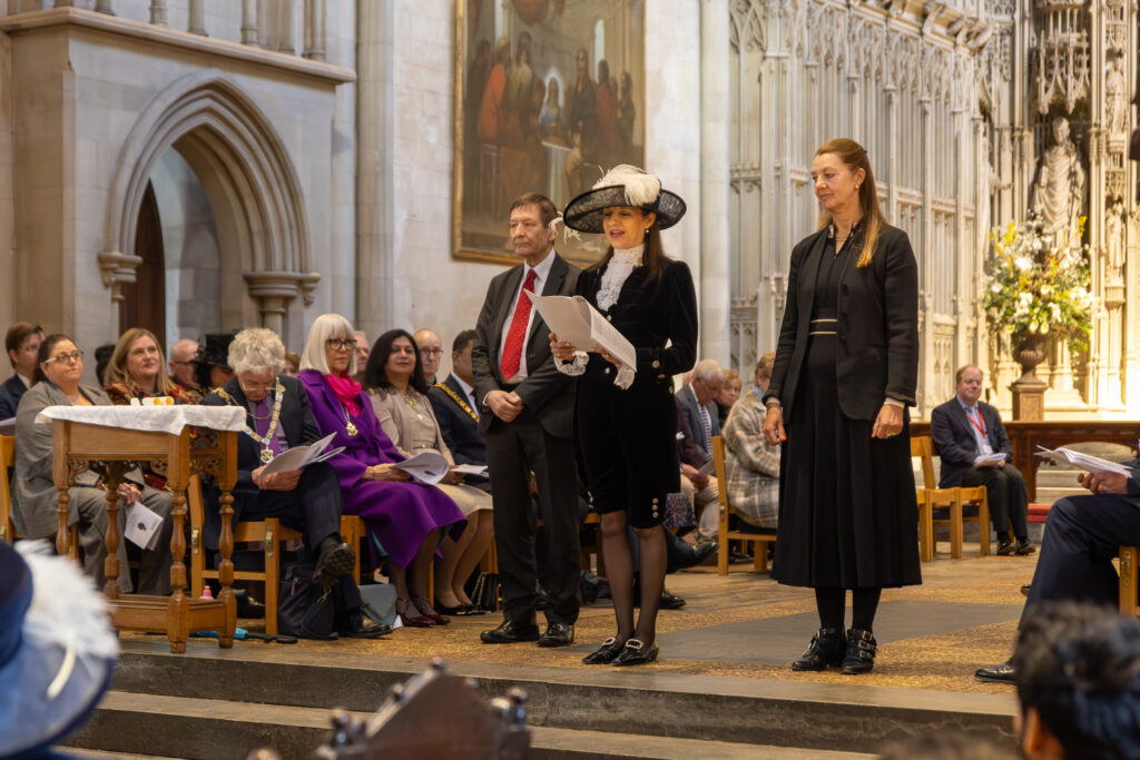 The declaration of the new High Sheriff at St Albans Cathedral. Photo by Toby Shepheard.