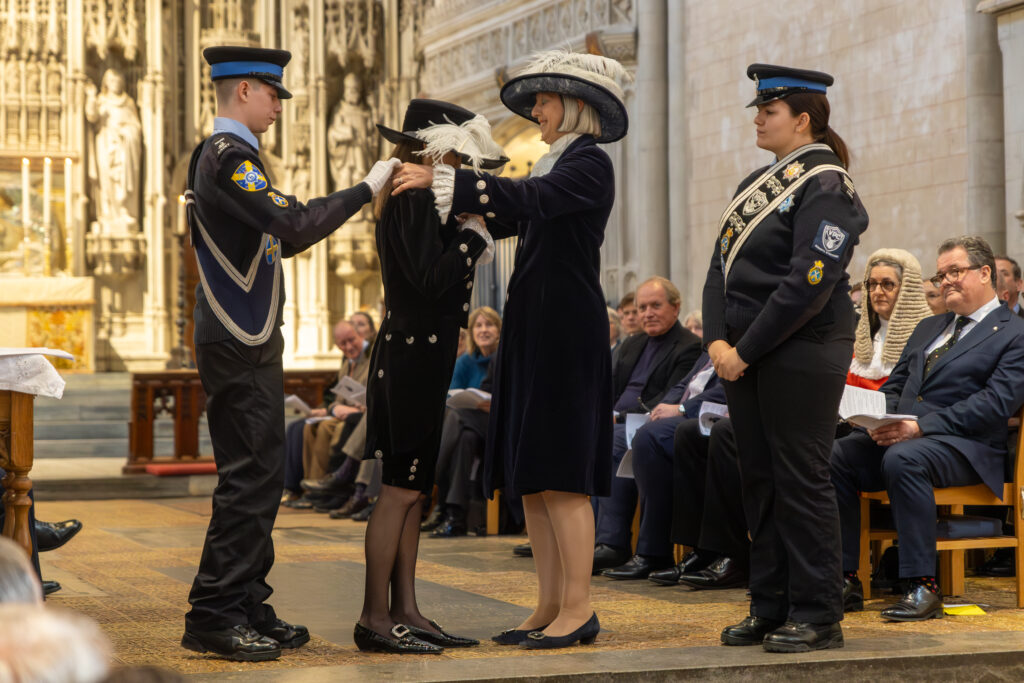The declaration of the new High Sheriff at St Albans Cathedral. Photo by Toby Shepheard.