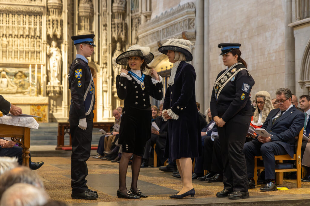 The declaration of the new High Sheriff at St Albans Cathedral. Photo by Toby Shepheard.