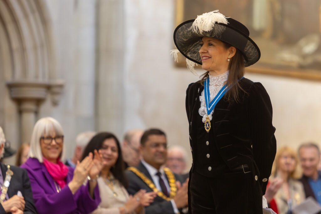 The declaration of the new High Sheriff at St Albans Cathedral. Photo by Toby Shepheard.