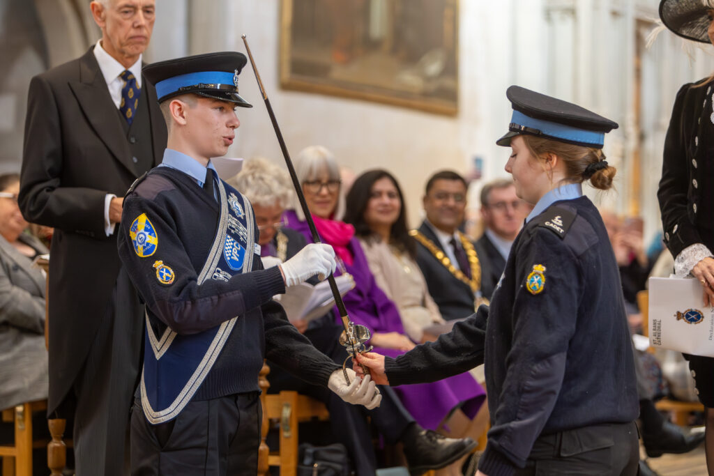 The declaration of the new High Sheriff at St Albans Cathedral. Photo by Toby Shepheard.