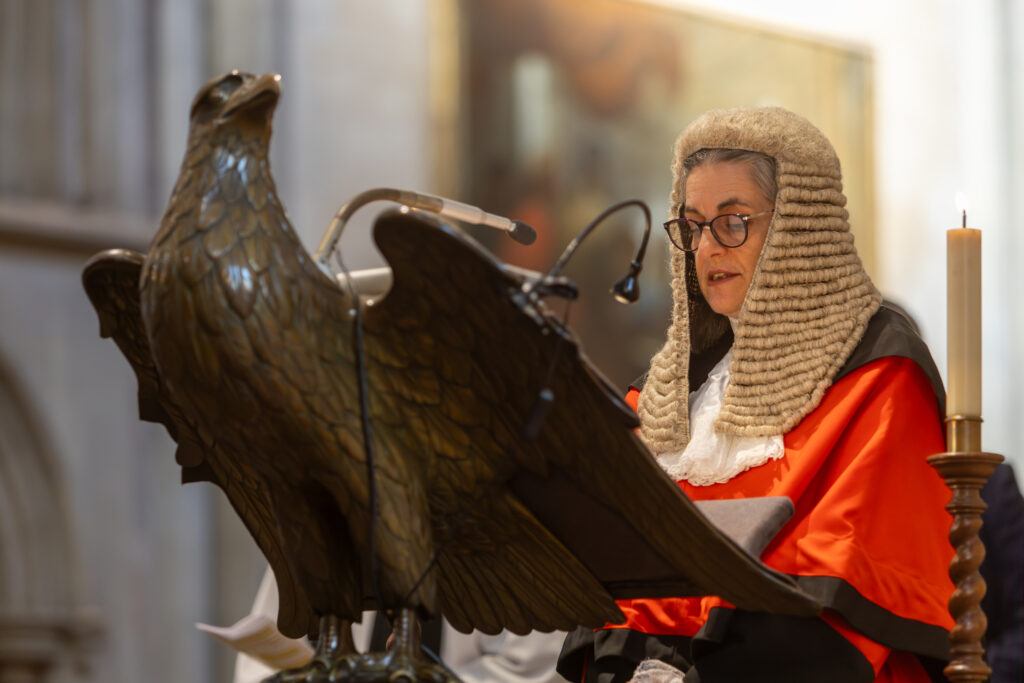 The declaration of the new High Sheriff at St Albans Cathedral. Photo by Toby Shepheard.
