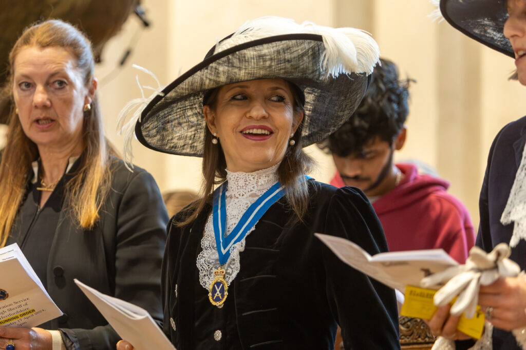 The declaration of the new High Sheriff at St Albans Cathedral. Photo by Toby Shepheard.