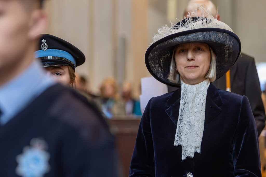 The declaration of the new High Sheriff at St Albans Cathedral. Photo by Toby Shepheard.