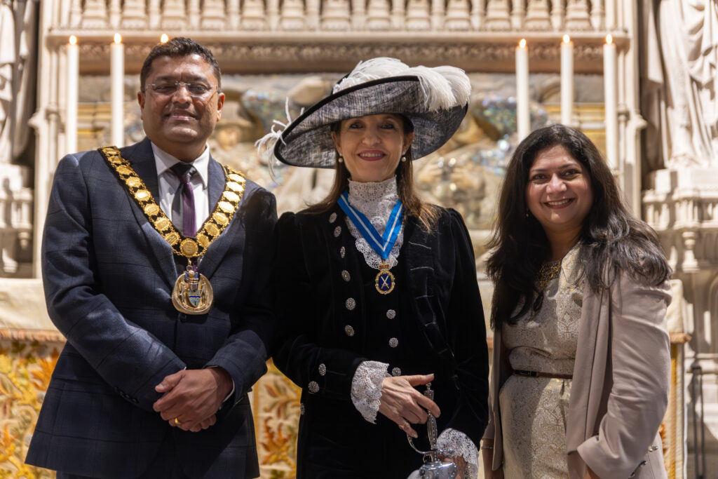 The declaration of the new High Sheriff at St Albans Cathedral. Photo by Toby Shepheard.