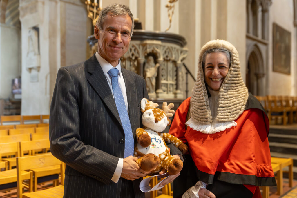 The declaration of the new High Sheriff at St Albans Cathedral. Photo by Toby Shepheard.