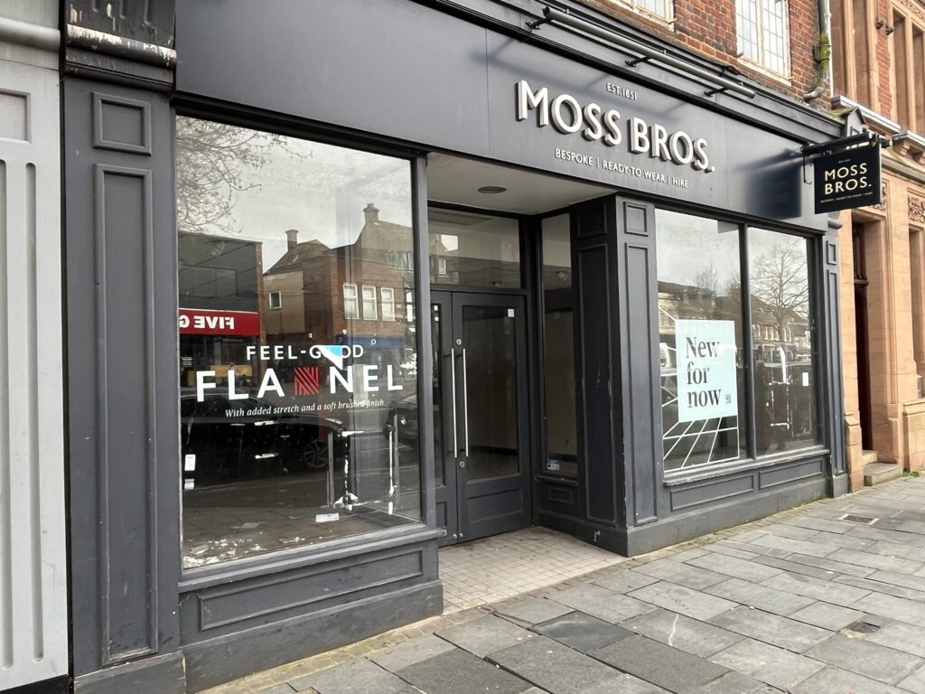 Oxfam is relocating to the former Moss Bros premises.